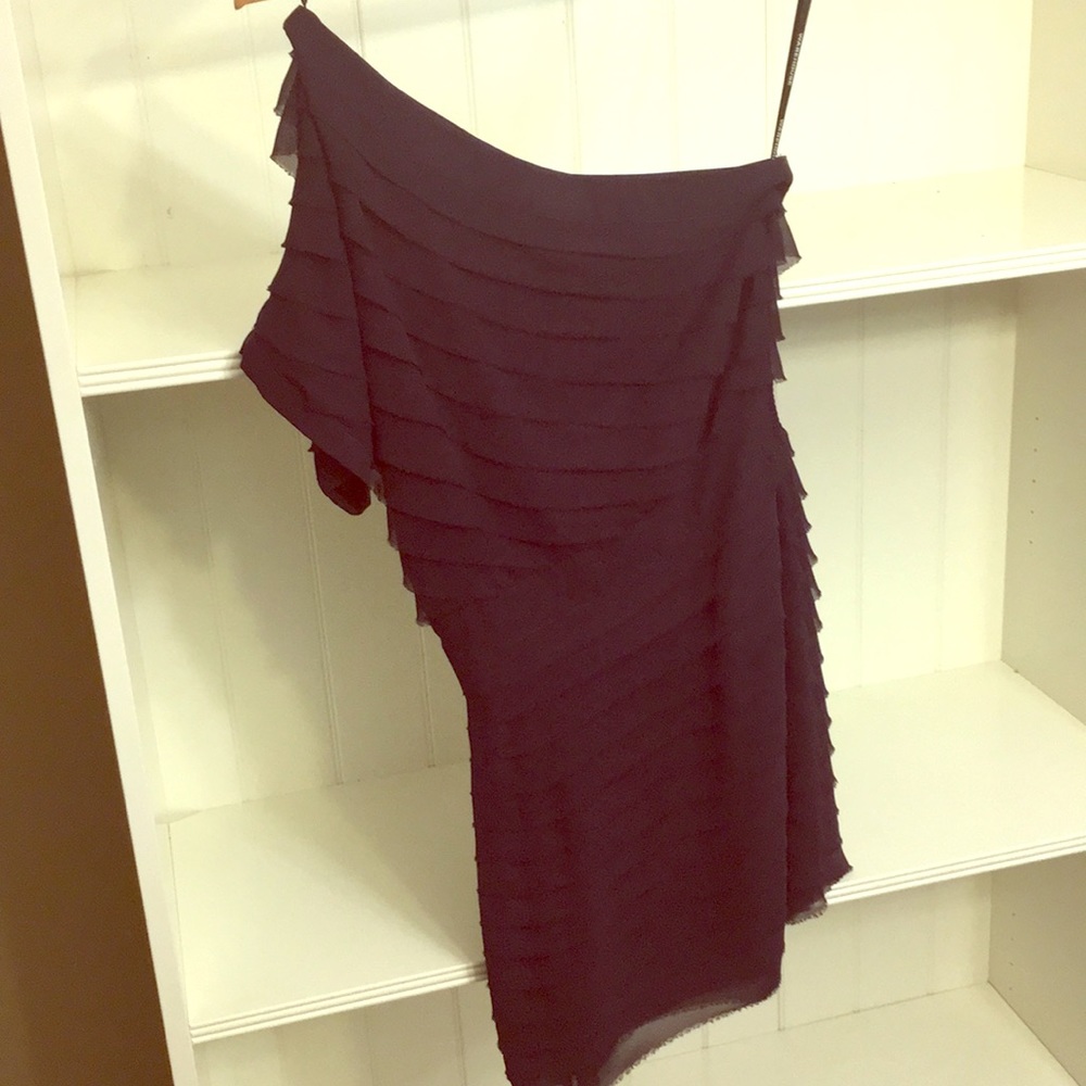 WAREHOUSE (UK) PURPLE DRESS, SIZE 8 UK, US 6.